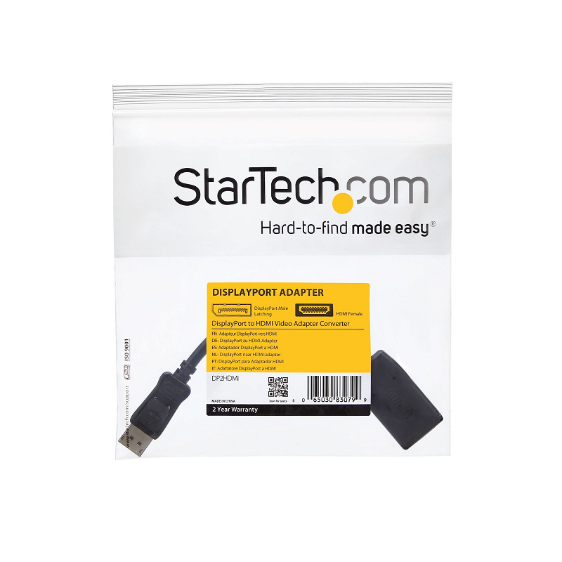 StarTech DP2HDMI DP to HDMI Adapter/Video Converter